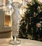 Vintage Boheems kristallen vaas, Antiquités & Art, Antiquités | Vases, Enlèvement