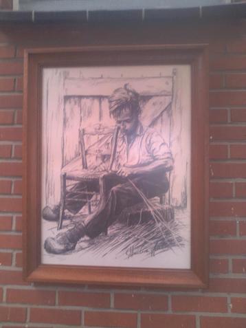een getekende tekening  beschikbaar voor biedingen