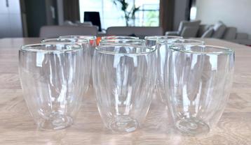 9 Bodum Pavina dubbelwandige glazen / 35 cl / Warm en koud beschikbaar voor biedingen