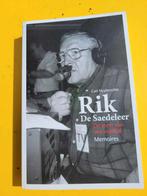 Boek : Rik De Saedeleer,  voetbal / Carl Huybrechts, Boeken, Ophalen of Verzenden, Zo goed als nieuw