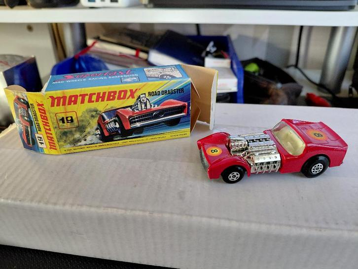 Boîte Matchbox 19th Road Dragster #8 1970 Type « I New », Hobby & Loisirs créatifs, Voitures miniatures | Échelles Autre, Neuf