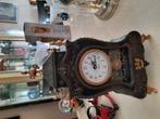 Klok op batterij  plus muziekdoos, Antiek en Kunst, Ophalen