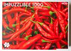 Voor ervaren puzzelaars : rode pepertjes puzzel !!!, Verzenden, 500 t/m 1500 stukjes, Zo goed als nieuw, Legpuzzel