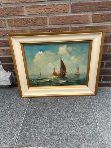Schilderij boot beschikbaar voor biedingen