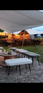 Handgemaakte, comfortabele zitbank, Nieuw, Stof, Rechthoekig, 50 tot 75 cm