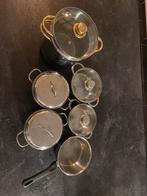Set gebruikte kookpotten – goede staat, Enlèvement, Comme neuf