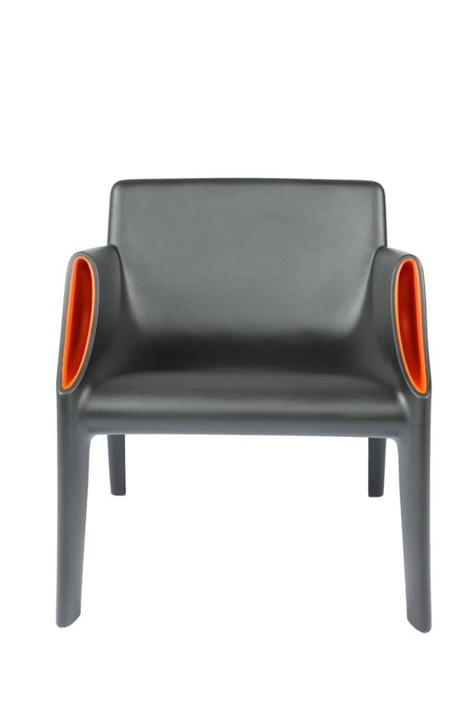Kartell Philippe Starck – Black Magic Hole Fauteuil stoel, Huis en Inrichting, Stoelen, Zo goed als nieuw, Eén, Kunststof, Zwart