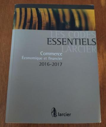 Larcier : Commerce Economique et Financier 2016-2017