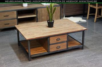 Nieuwe salontafels of bijzettafel in teak of wit bij TEAK2 beschikbaar voor biedingen