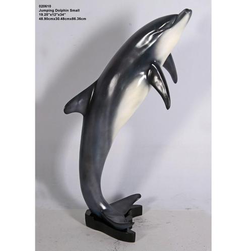 Dolphin Jumping – Dolfijn beeld Hoogte 86 cm, Verzamelen, Dierenverzamelingen, Nieuw, Ophalen