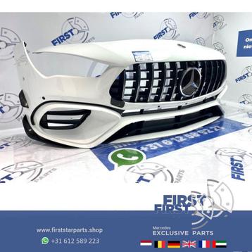 W118 CLA45 CLA45S AMG AERO VOORBUMPER WIT + GT GRIL ORIGINEE beschikbaar voor biedingen