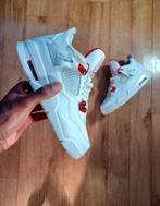 Jordan 4 metallic red, Comme neuf, Enlèvement ou Envoi, Blanc