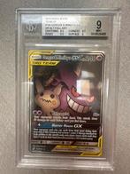Gengar & Mimikyu GX BGS 9, Hobby en Vrije tijd, Ophalen of Verzenden, Zo goed als nieuw