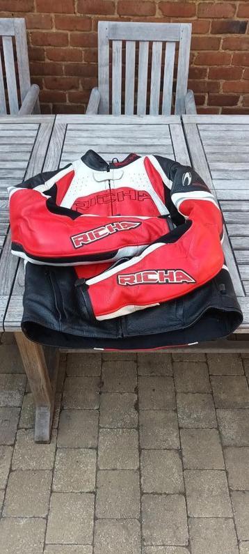 Richa moto leder race vest. beschikbaar voor biedingen