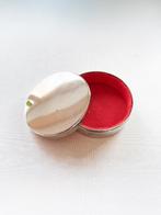 Boîte à bijoux en métal argenté avec velours rouge, Enlèvement ou Envoi