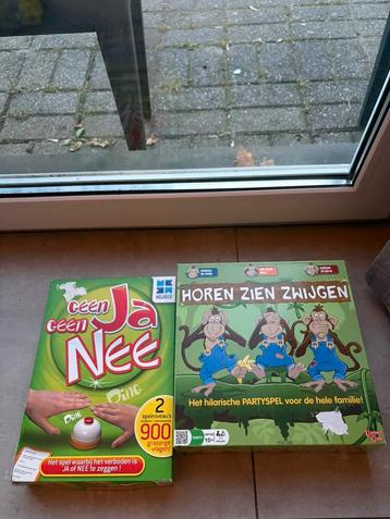 2 gezelschapsspelen  beschikbaar voor biedingen