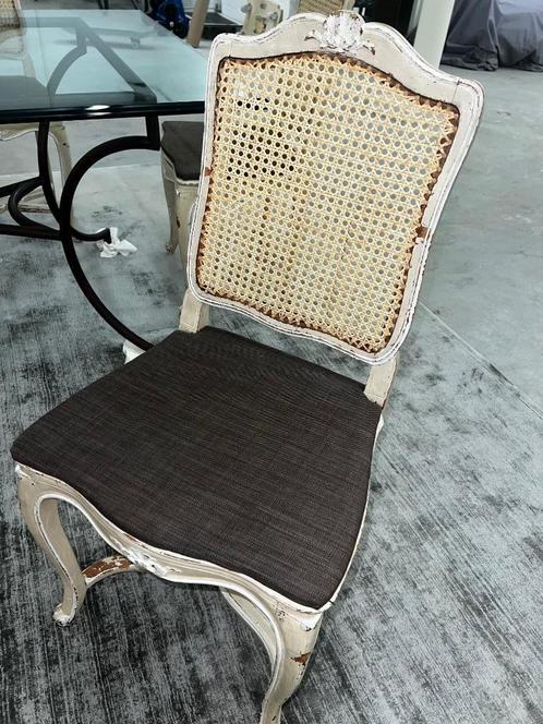 Set van 6 stoelen, Huis en Inrichting, Stoelen, Gebruikt, Vijf, Zes of meer stoelen, Hout, Overige kleuren, Ophalen
