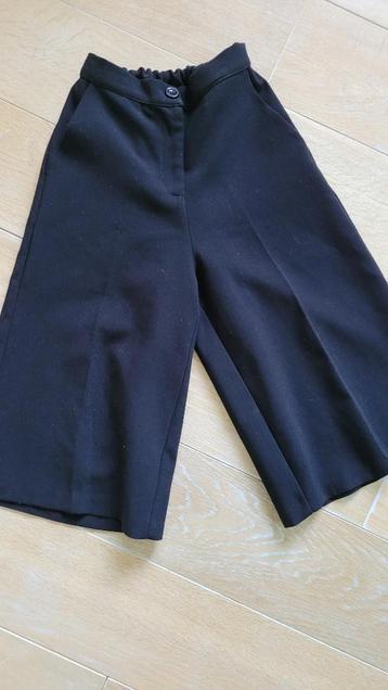 Zwarte broek (culotte) - Fracomina - maat 8 jaar (128)