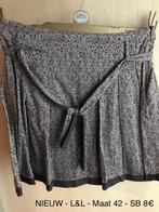 Nieuw - Bruine rok L&L - maat 42, Kleding | Dames, Rokken, Bruin, Lola & Liza, Maat 42/44 (L), Nieuw