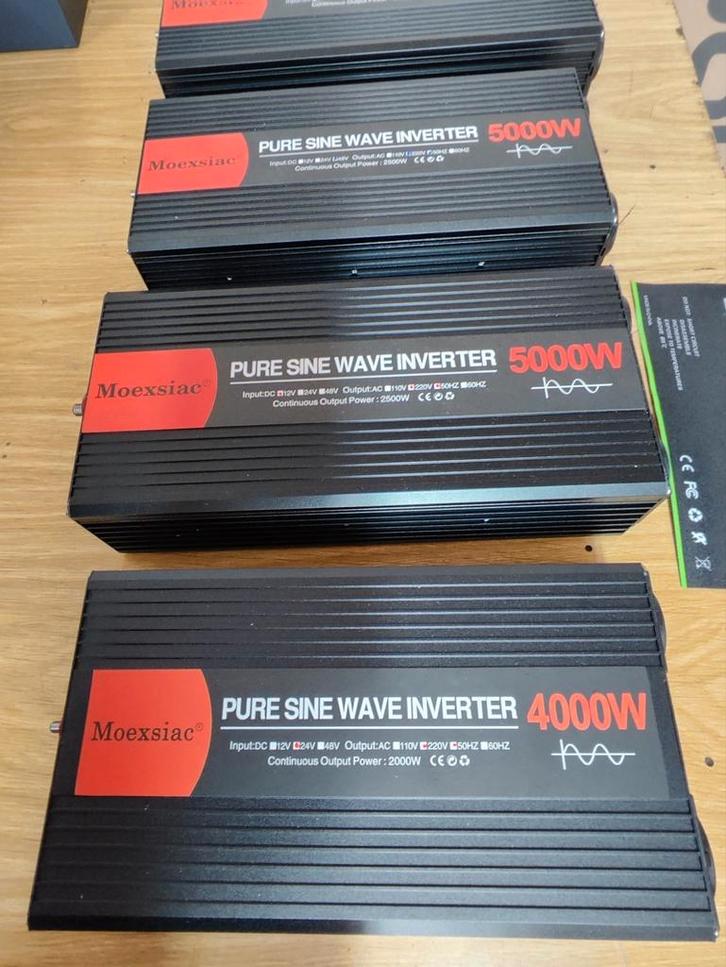 Zuivere sinus inverters 12V/24V/48V 4000W-6000W naar 230V, Caravans en Kamperen, Mobilhome-accessoires, Zo goed als nieuw, Ophalen of Verzenden
