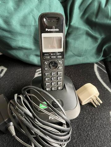 Panasonic handset zwart beschikbaar voor biedingen