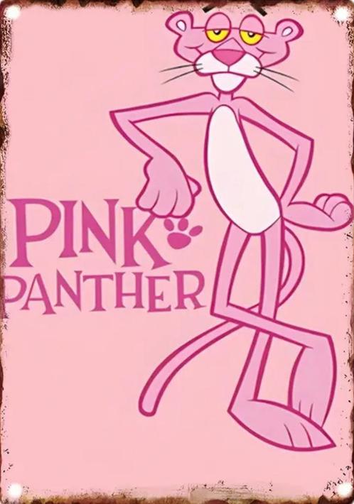 Reclamebord vintage Pink Panther - mancave poolhouse nieuw, Verzamelen, Merken en Reclamevoorwerpen, Nieuw, Reclamebord, Ophalen of Verzenden
