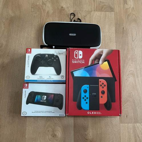 Nintendo Switch OLED met extra’s, Games en Spelcomputers, Spelcomputers | Nintendo Switch, Switch OLED, Ophalen