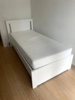 Ikea SONGESAND Bed, white, 90x200 cm, Comme neuf, Bois d'échafaudage, 90 cm, Enlèvement
