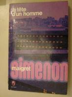 20. George Simenon Maigret La tête d'un homme 1970 Le livre, Livres, Adaptation télévisée, Georges Simenon, Utilisé, Envoi