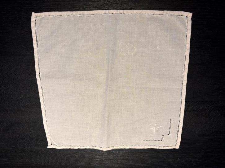 Linnen serviet, Antiquités & Art, Tapis & Textile, Enlèvement