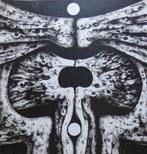 ROLAND MONTEYNE / ABSTRACTIE / ZW-W LITHO / 42x30cm / SIG, Enlèvement ou Envoi
