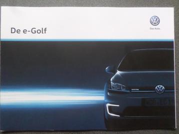 Brochure de la Volkswagen e-Golf 2016