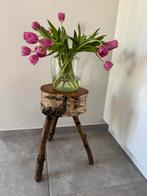 Bijzettafeltje uit berkenhout, Minder dan 55 cm, Nieuw, Hout, Ophalen