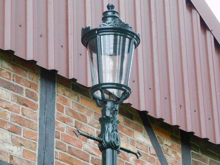 Klassieke Staande Buitenlamp | Donkergroen | 3 Meter | Tuinl, Tuin en Terras, Buitenverlichting, Nieuw, Staande lamp, Aluminium