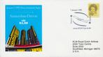 1992 - NEDERLAND - Cover Eerste Vlucht KLM + Y&T 1265, Postzegels en Munten, Postzegels | Nederland, Verzenden, Na 1940, Gestempeld