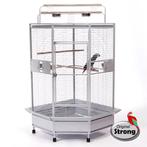 Papegaaienkooi Villa Erica Hamerslag Parelwit nu met 10% kor, Dieren en Toebehoren, Ophalen, Zo goed als nieuw