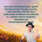 Accordeonist(e) gezocht, Musique & Instruments, Enlèvement ou Envoi