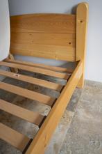 1 persoonsbed, Huis en Inrichting, Slaapkamer | Bedden, Ophalen, Gebruikt, 90 cm, Hout