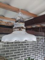 ANTIEKE opaline lampenkap- gaslamp - hanglamp, Antiek en Kunst, Antiek | Verlichting, Ophalen of Verzenden