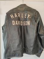Harley Davidson lederen jacket, old style, Motoren, Harley davidson, Jas | leer, Heren, Tweedehands