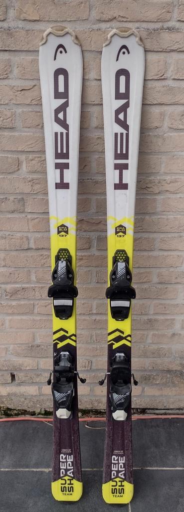 Head supershape jr 1.37, Sport en Fitness, Skiën en Langlaufen, Gebruikt, Ski's, Ski, Head, Carve, 100 tot 140 cm, Ophalen