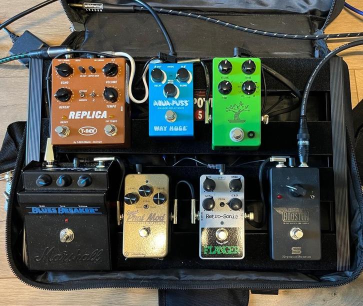 Pedalboard « John Mayer Trio » Replica, Muziek en Instrumenten, Effecten, Zo goed als nieuw, Chorus, Delay of Echo, Distortion, Overdrive of Fuzz