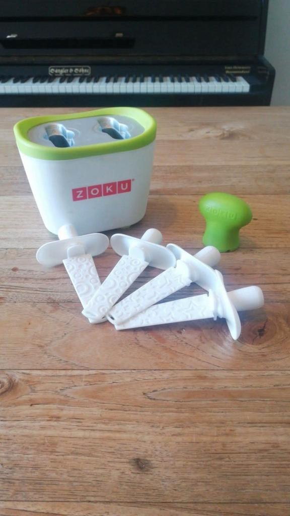 Zoku ijslollymaker duo, Elektronische apparatuur, IJsmachines, Gebruikt, Koelelement, Ophalen of Verzenden