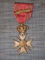 ABBL Medaille Oorlogskruis 1914-1918 met palm, Verzamelen, Landmacht, Lintje, Medaille of Wings, Verzenden