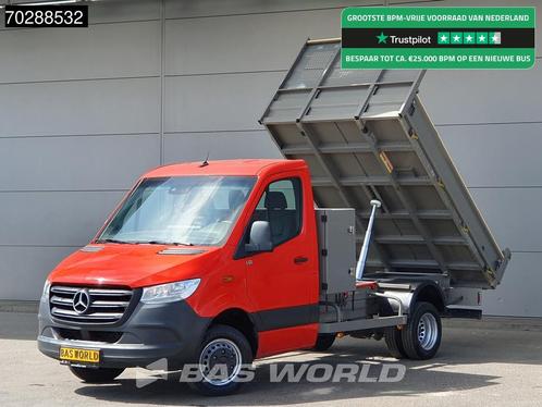 Mercedes Sprinter 514 CDI Open Laadbak met Kist Dubbellucht, Auto's, Bestelwagens en Lichte vracht, Bedrijf, Te koop, Airconditioning