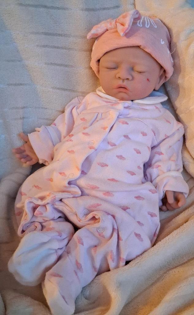 Volle silicone reborn baby, Verzamelen, Poppen, Zo goed als nieuw, Pop, Levensecht of Reborn, Ophalen