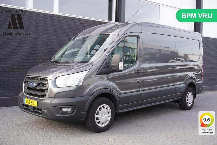Ford Transit 2.0 TDCI 130PK L3H2 EURO 6 - Airco - Navi - Cru, Auto's, Bestelwagens en Lichte vracht, Bedrijf, ABS, Airconditioning