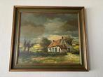 Schilderij boerderijtje in weiland, Ophalen