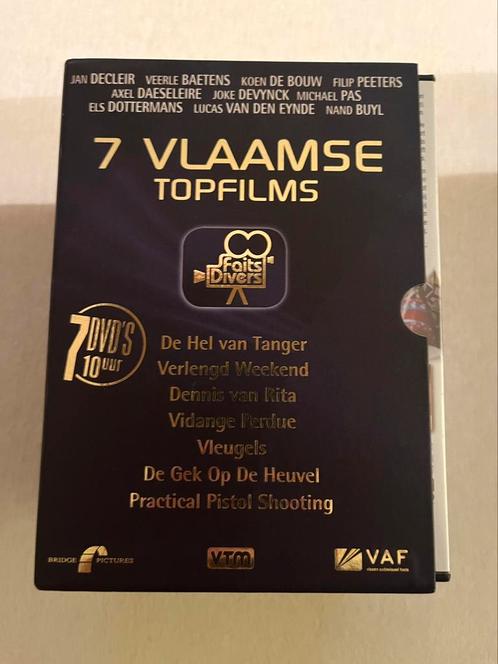 DVD Box met 7 Vlaamse topfilms, Cd's en Dvd's, Dvd's | Nederlandstalig, Zo goed als nieuw, Film, Drama, Boxset, Vanaf 6 jaar, Ophalen of Verzenden