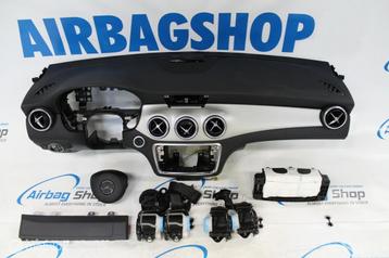 Airbag kit Tableau de bord noir/blanc Mercedes CLA